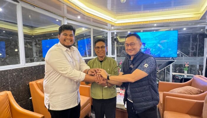 Jelang Musda HIPMI, Andi Amar Sowan Ke Rusdin Abdullah dan Andre A Bulu