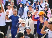 Andalan Hati Disambut Meriah di Jalan Sehat Romantis Anti Mager Pinrang