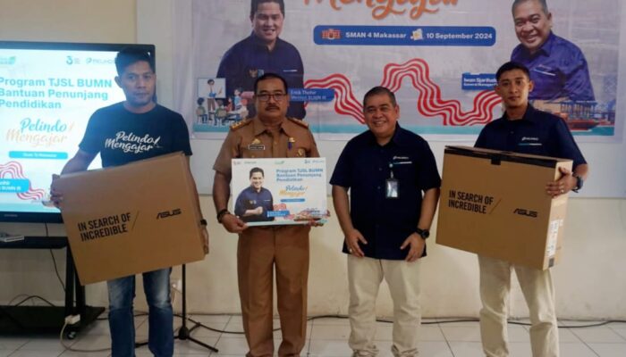 PT Pelindo (Persero) Regional 4 Makassar Lanjutkan Program Edukasi di SMA Negeri 4 