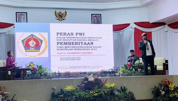 Ketua PWI Pusat Zulmansyah Sekedang: Menjaga Kebhinekaan Penting Dilakukan Media Massa Jelang Pilkada 2024