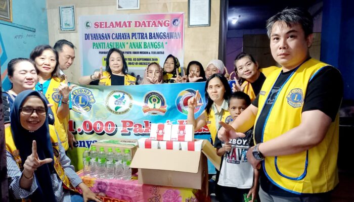 Lions Club Makassar Host Berbagi Kasih: 1001 Paket Bantuan Tersalurkan ke 27 Panti Asuhan