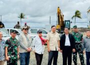 Mentan Amran dan Menkeu Sri Mulyani Tinjau Progres Cetak Sawah di Wanam