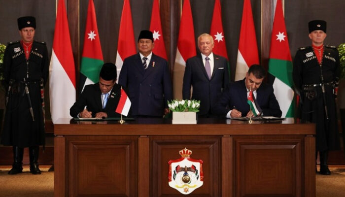 Mentan Amran Tandatangani Kesepakatan Kerja Sama Pertanian Dengan Yordania, Disaksikan Presiden Prabowo dan Raja Abdullah II