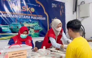 Pelindo Regional 4 Makassar Kerjasama Kantor Kesehatan Pelabuhan Adakan Pemeriksaan Kesehatan Gratis 