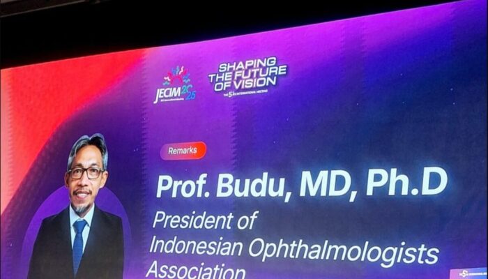 Ketua Umum PERDAMI, Prof Budu: JEC Berkontribusi Nyata dalam Inovasi Layanan Mata dan Aksi Kemanusiaan