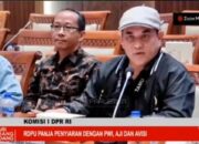 Ketua PWI Pusat Zulmansyah Soroti Dampak Revisi UU Penyiaran dalam RDPU Komisi I DPR RI
