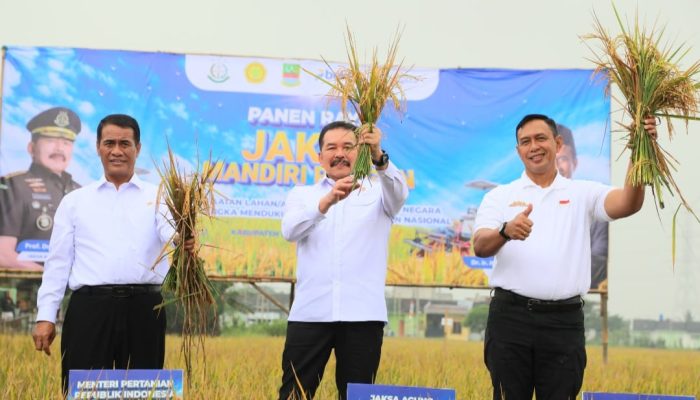 Jaksa Agung Apresiasi Mentan Amran dalam Sukseskan Program Jaksa Mandiri Pangan