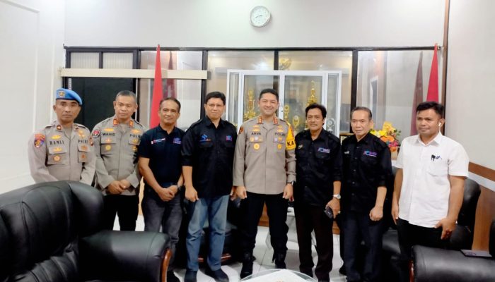 Jelang Pelantikan, Kapolrestabes Terima Kunjungan Silaturahmi Pengurus SMSI Sulsel