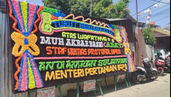 Mentan Amran Ungkapkan Duka dan Sampaikan Santunan ke Keluarga Korban Demonstrasi