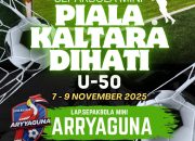 Dirangkaikan Pelantikan Pengurus Provinsi, KSMI Kaltara Akan Gelar Turnamen Terbuka Sepakbola Mini Usia 50 Tahun Keatas
