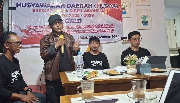Nurzaman Razak Terpilih Aklamasi sebagai Ketua SMSI Sinjai Periode 2025-2028