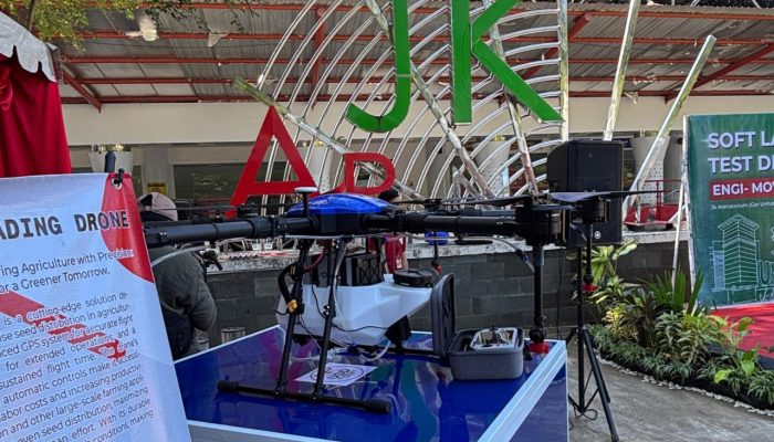 Drone Penyebar Benih Padi Karya Sivitas Akademik Unhas Siap Dukung Modernisasi Pertanian Nasional