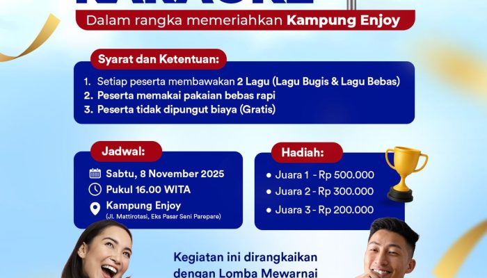 Even Kampung Enjoy, Pemkot Parepare Hidupkan Lagi Eks Pasar Seni sebagai Pusat UMKM