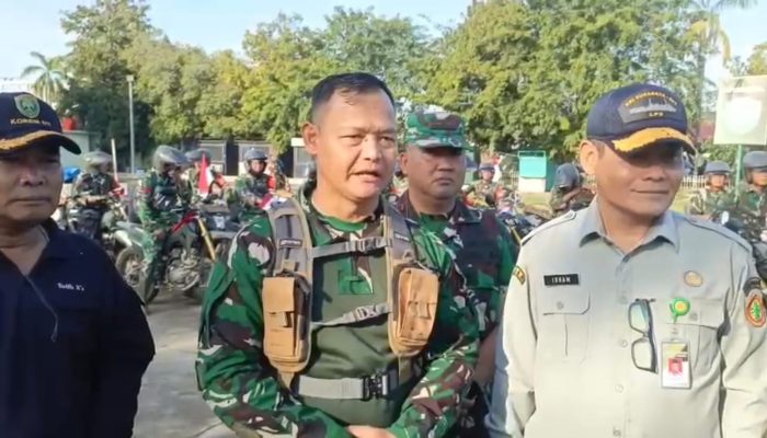 100 Prajurit TNI Bermotor Salurkan 10 Ton Bantuan Pangan ke Bener Meriah