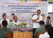 Di BPP Sereang, Bupati Sidrap Bersama Petani Simak Pengumuman Swasembada Pangan