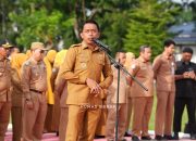 Bupati Sidrap Serukan Motto “Tanam, Panen, Hilirisasi”, Saat Pimpin Apel Gabungan ASN
