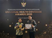Kota Parepare Raih Penghargaan UHC Award 2026 Kategori Madya