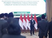 Mentan Amran Lantik 55 Pejabat, Tegaskan Meritokrasi dan Akselerasi Produksi Menuju Ekspor