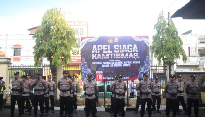 Polres Parepare Gelar Apel Siaga Kamtibmas, Bersiap Hadapi Berbagai Agenda dan Isu Nasional