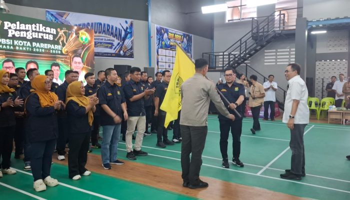 Dilantik Jadi Ketua PBSI Parepare, Amarun Agung Hamka Tergetkan Pembinaan Atlet Berkelanjutann